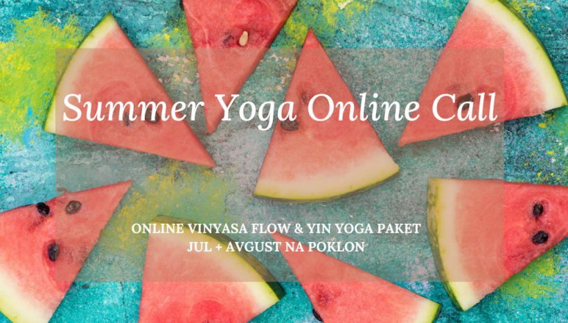 Summer Yoga Call – Letnja akcija online yoga programa